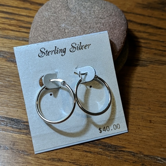 Jewelry - Sterling silver hoops